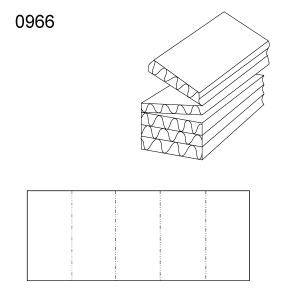 Vnitřní prvek obalu 0966
