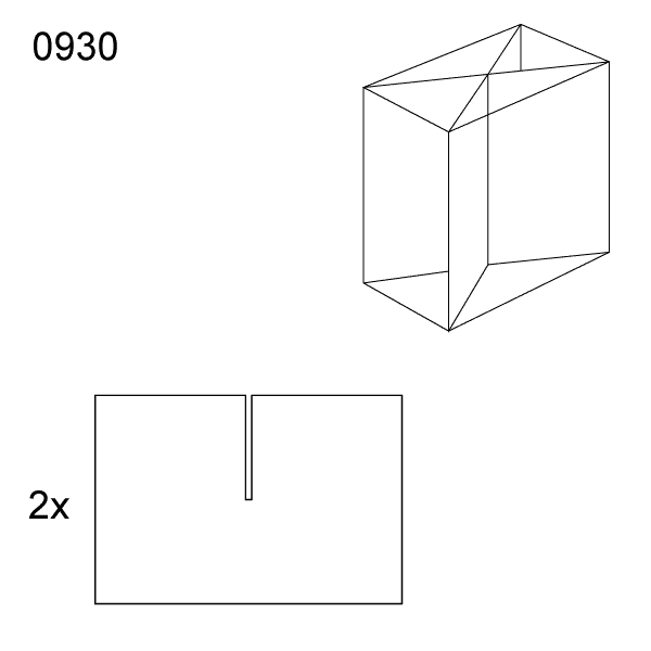 Vnitřní prvek obalu 0930