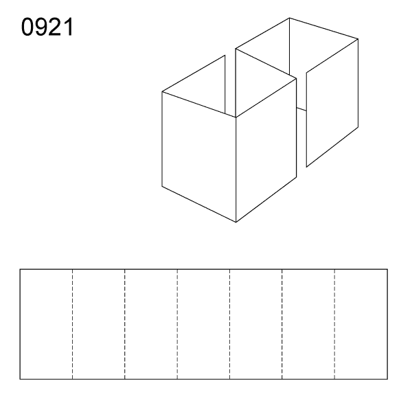 Vnitřní prvek obalu 0921