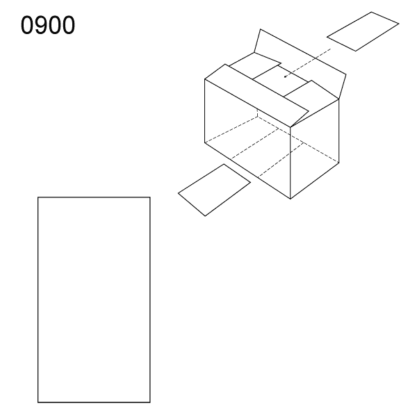 Vnitřní prvek obalu 0900